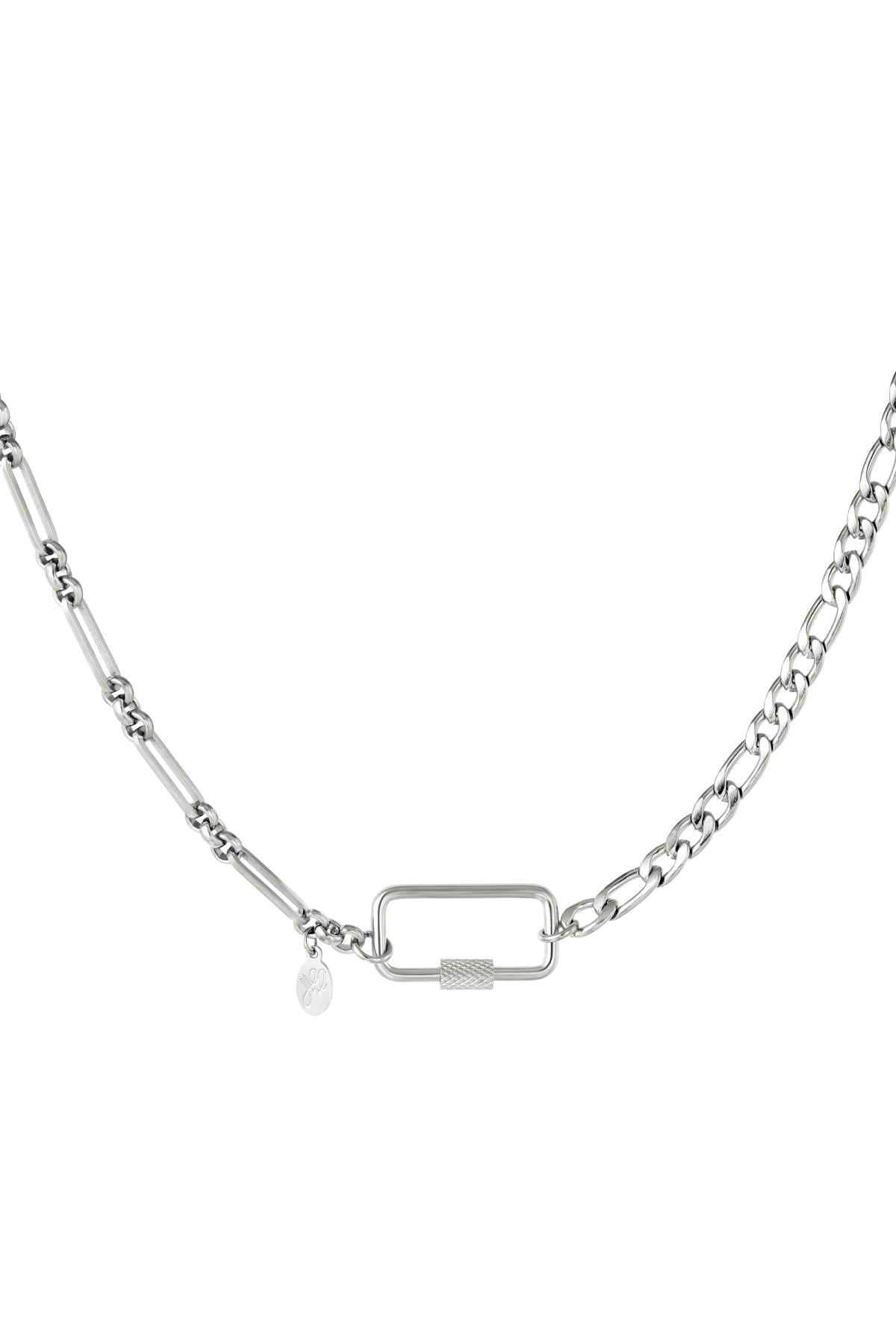 Ketting met rechthoek, Zilver