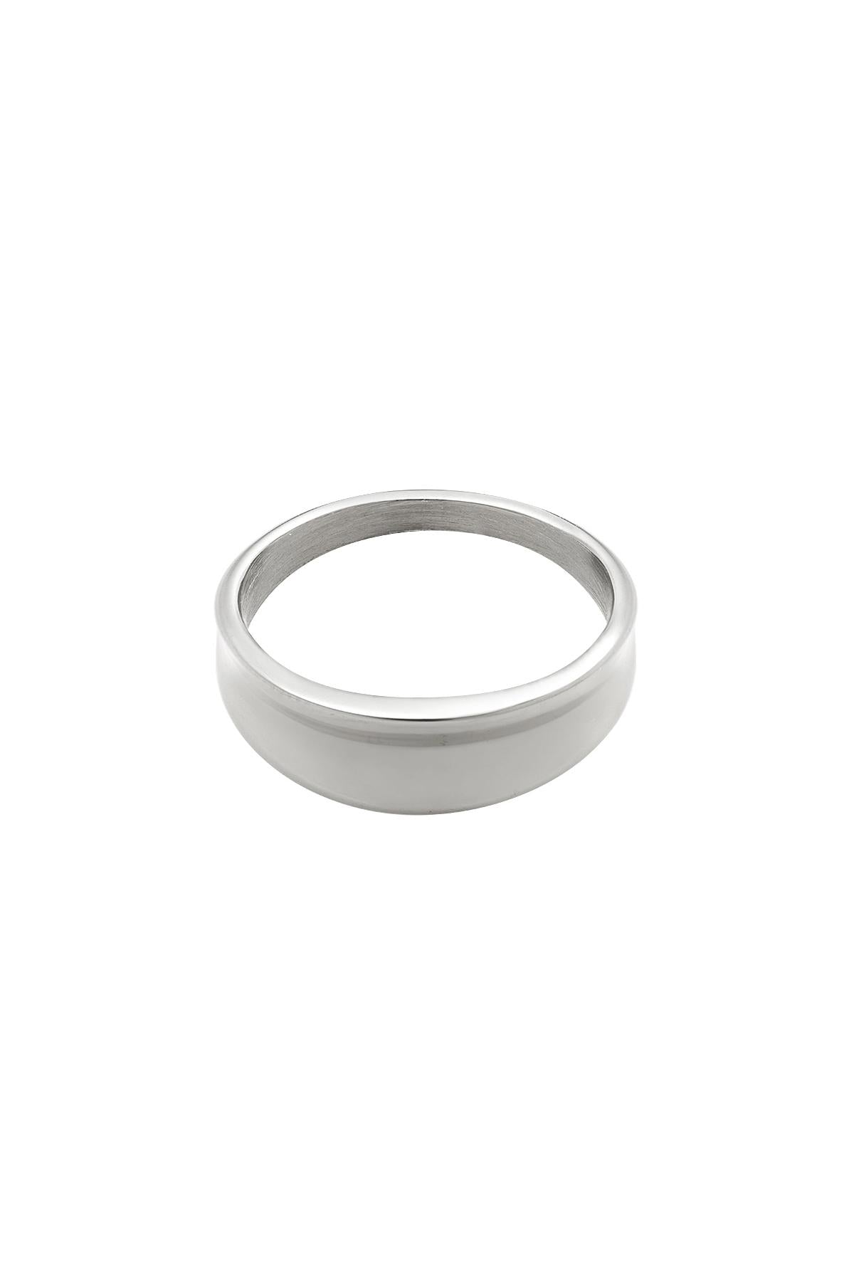 Ring / holle band, Zilver