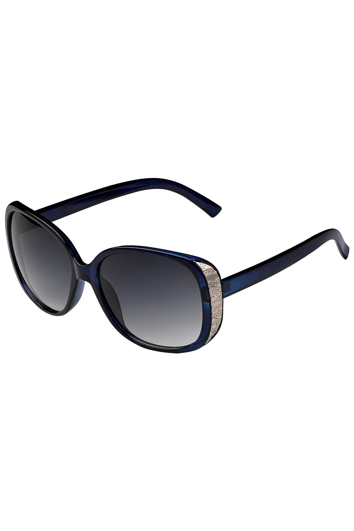 Zonnebril "Silver Edge", Blauw