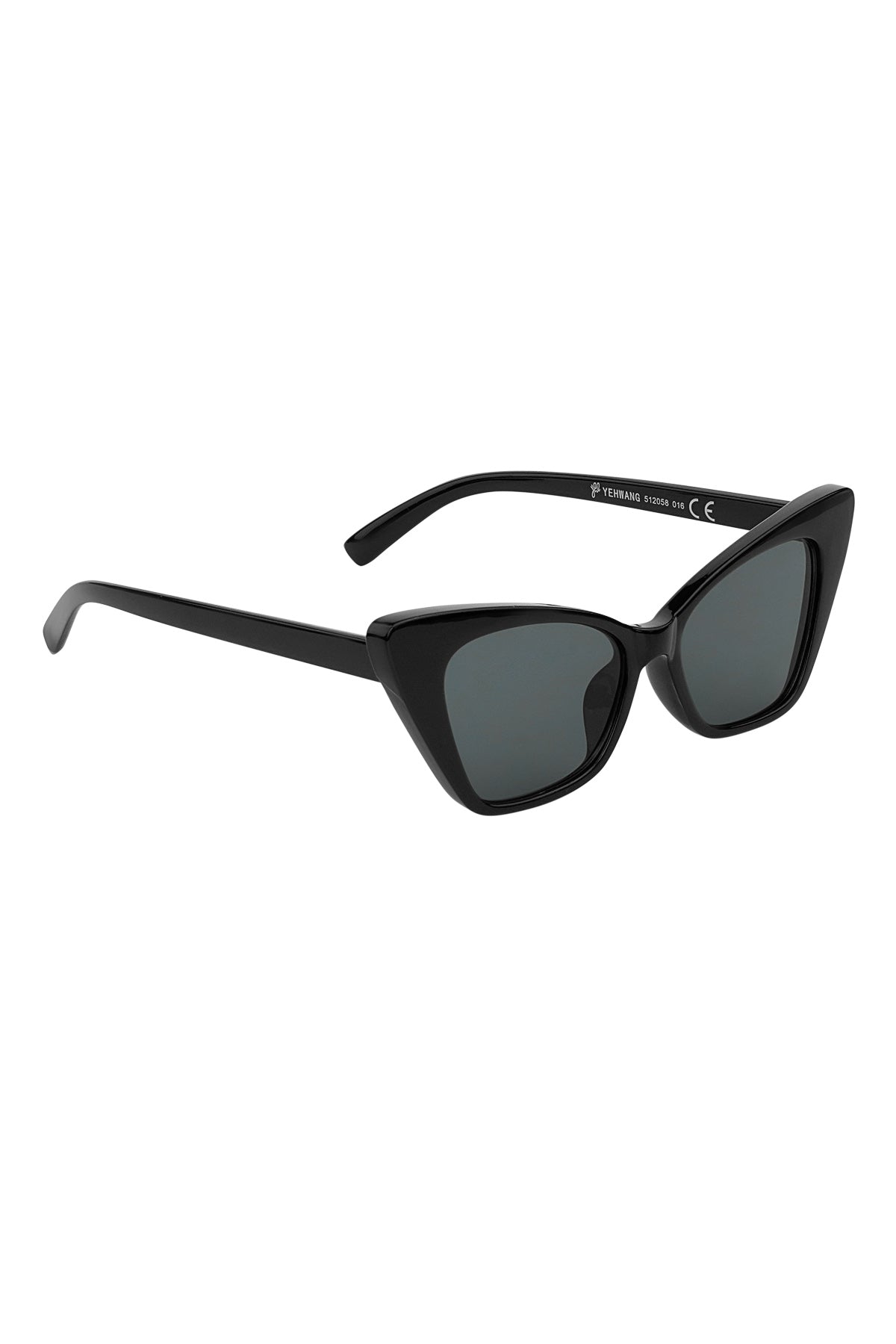 Zonnebril "Small Cat Eye", zwart