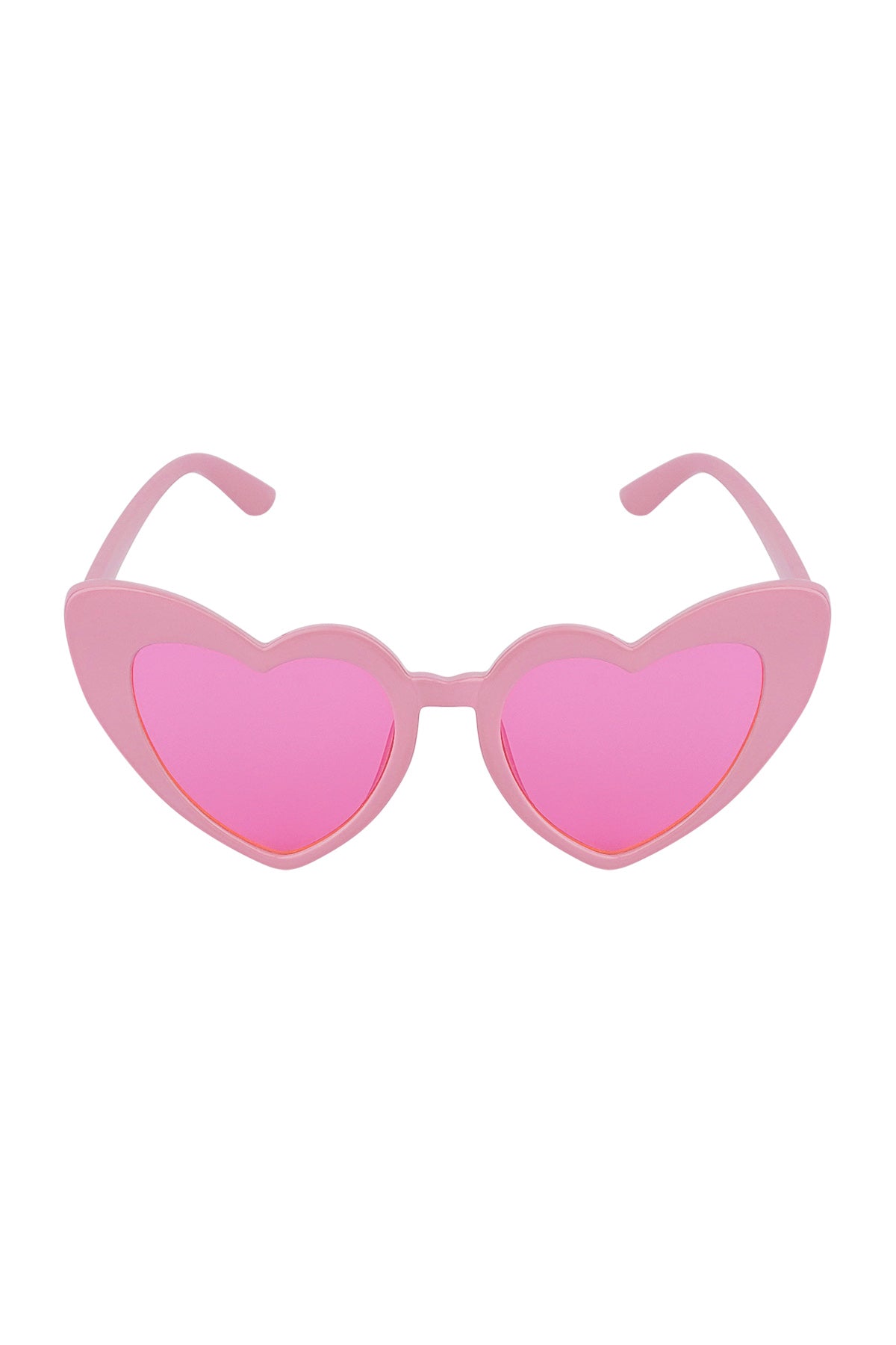 !!! Lichte verkleuring!!! * Zonnebril "Love in the Air", roze