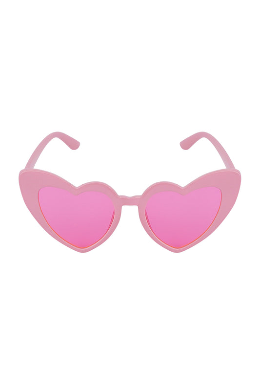 !!! Slight discoloration !!! * Sunglasses "Love in the Air", pink