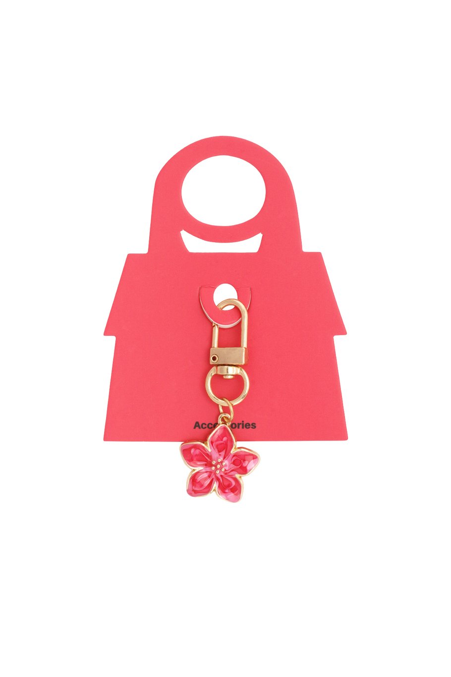 Keychain "Flower", Pink