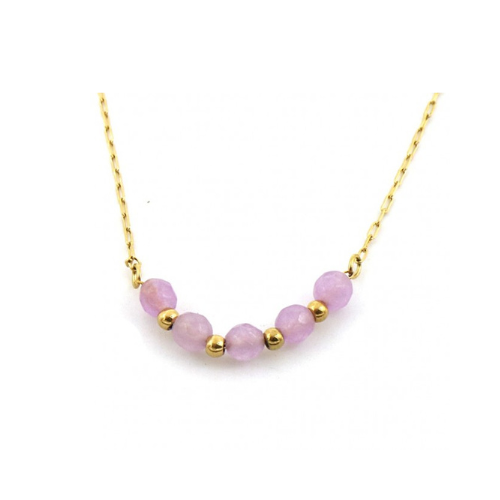 Ketting "Amethist", Goud