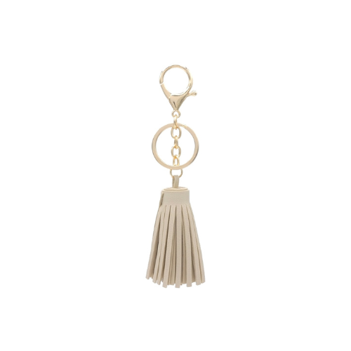 Sleutelhanger "Tassel", beige