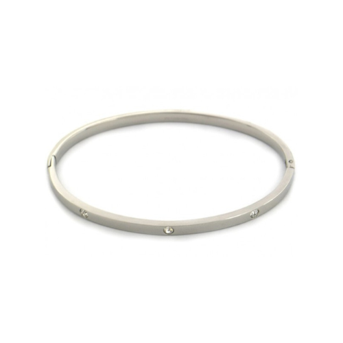 Armband - met kristallen, Zilver