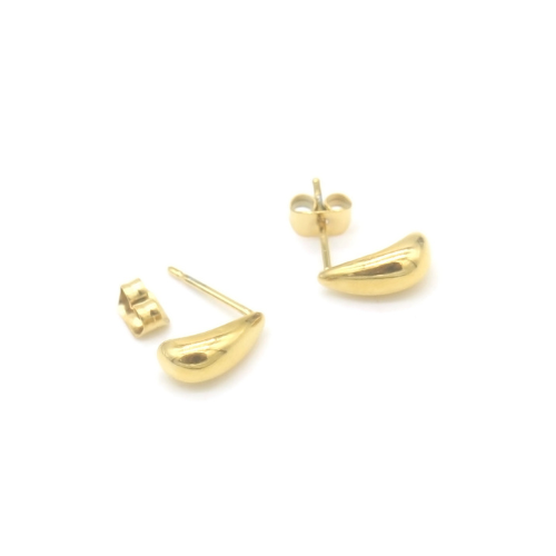 Oorbellen "Droplet", Goud