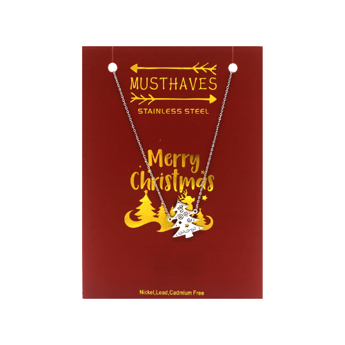 Ketting "Kleine Kerstboom", Zilver