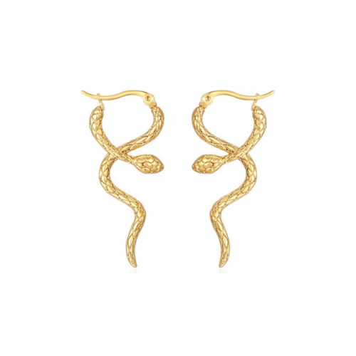 Oorbellen "Slang", Goud