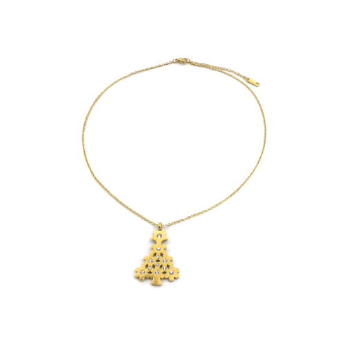 Ketting 'Grote Kerstboom', Goud