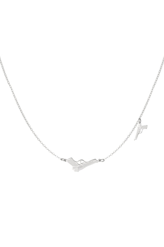 Halsketting "Vuurwapens", Zilver