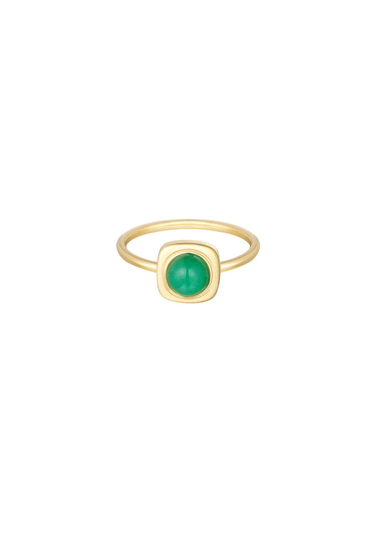 Ring "Green eye", Gold