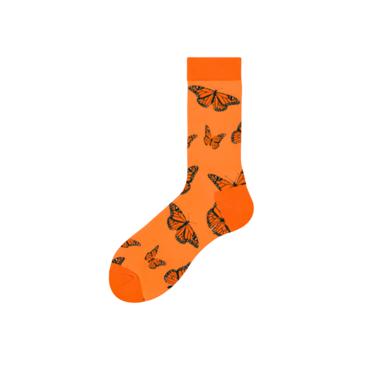 2512-241 Pair of Socks Size 36-40 Butterflies