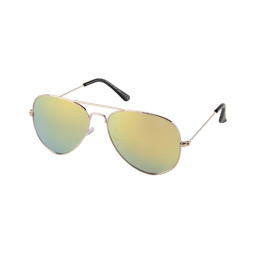 Okulary przeciwsłoneczne „Aviator”, żółto-limonkowe