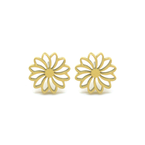 Earrings "Flowers", Gold