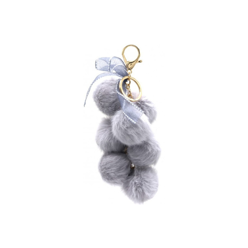 Keychain "Fluffy Grapes", Gray