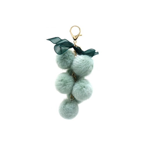 Keychain "Fluffy grapes", Green