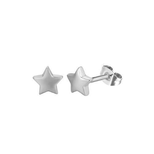 Earrings "Star", Silver