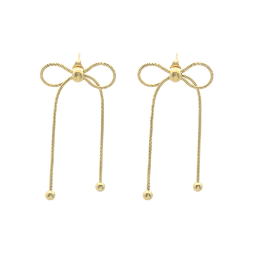 Earrings "Bows", Gold