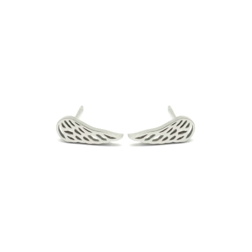 Earrings "Wings", Silver