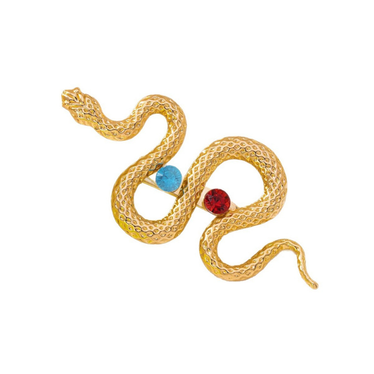 Brooch "Snake", 7.0cm