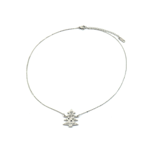 Ketting "Kleine Kerstboom", Zilver