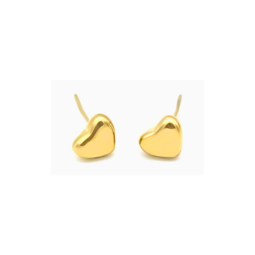 Earrings "Balloon hearts", Gold