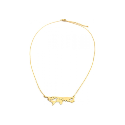 Necklace "Map", Gold